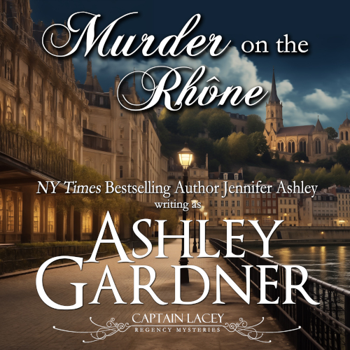 Murder on the Rhone audiobook cover.